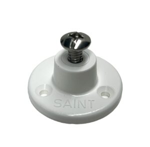 Side Mount Round Medium Nylon White