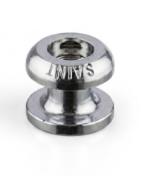 Tonneau Button Chrome Plated
